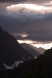 Photo : Romanche brumeuse